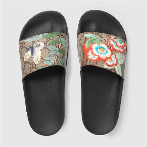 gucci slides on sale women's|women gucci slides size 11.